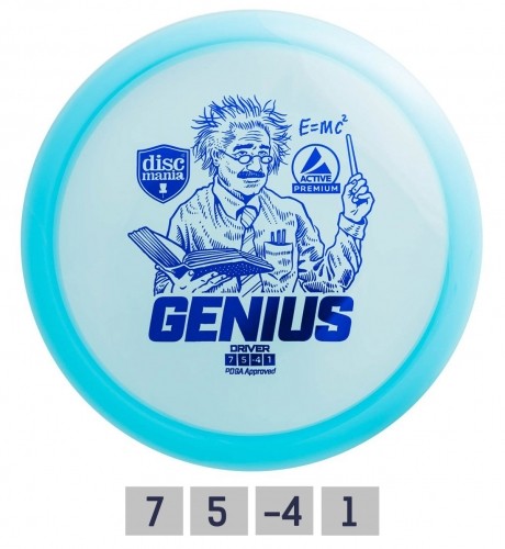 DISCMANIA Водитель фарватера PREMIUM GENIUS 7/5/-4/1  Синий image 1