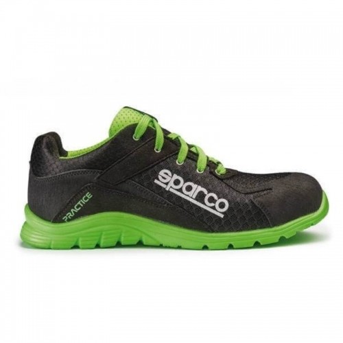 Обувь для безопасности Sparco Practice 07517 Черный/Зеленый (Размер 42) image 1