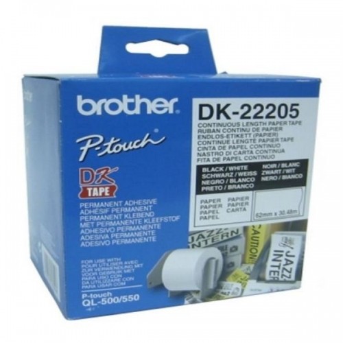 Continuous Paper for Printers Brother SKJ99-XS White Black Black/White image 1