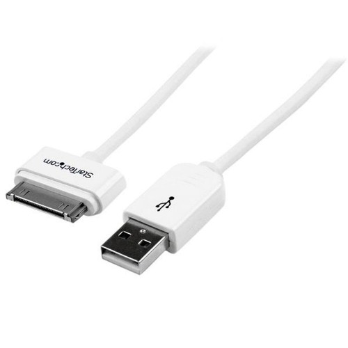 USB Kabelis Startech USB2ADC1M            USB A Balts image 1