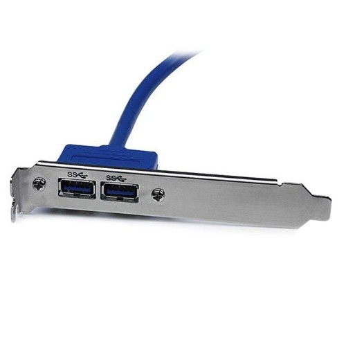 USB Kabelis Startech USB3SPLATE           IDC Zils image 1