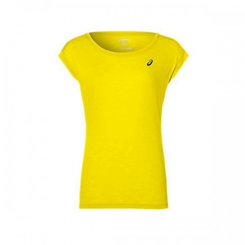 Īsroku Sporta T-krekls Asics Layering Top Dāma Dzeltens image 1