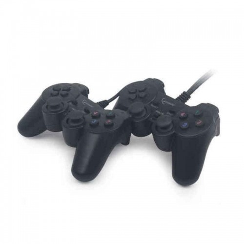 Игровой пульт GEMBIRD Dual Gamepad PC Чёрный image 1