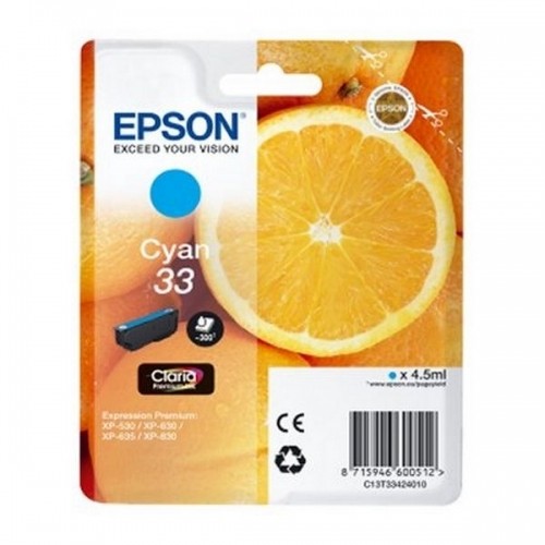 Картридж с оригинальными чернилами Epson T33 image 1