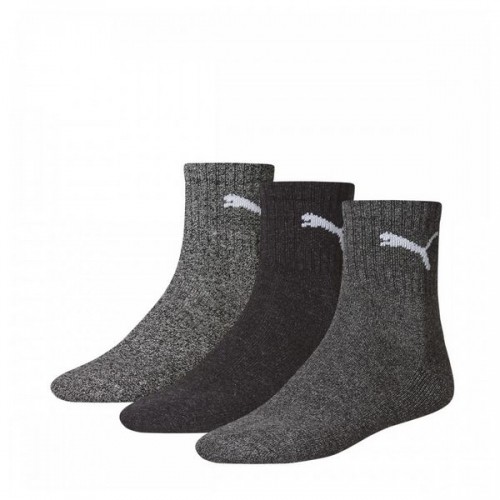 Sports Socks Puma SHORT CREW (3 Pairs) Grey image 1