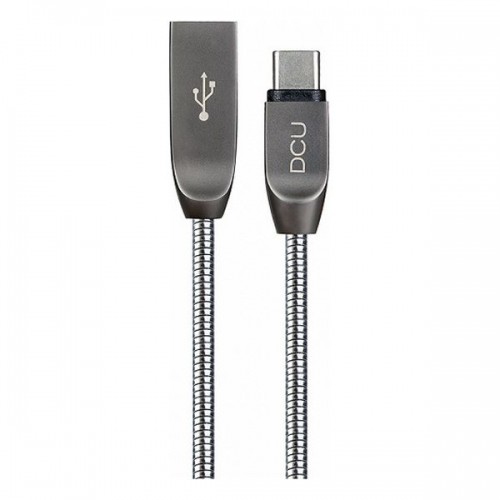Dcu Tecnologic Кабель USB A — USB C DCU Серебряный image 1