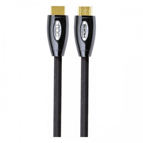 Dcu Tecnologic HDMI Kabelis DCU (1,5 m) Melns image 1