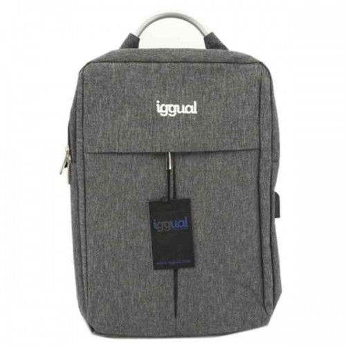Рюкзак для ноутбука iggual All Tech In 15,6" Непромокаемый Серый image 1