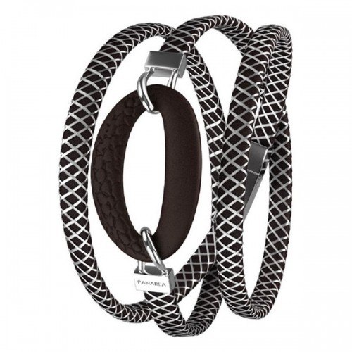 Ladies'Bracelet Panarea BM1N21 Black Silver (59 cm) image 1