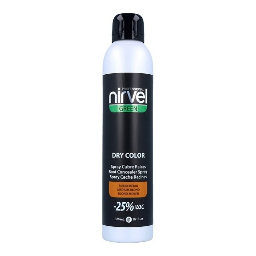Спрей для закрашивания седых волос Green Dry Color Nirvel Светлый полутон (300 ml) image 1