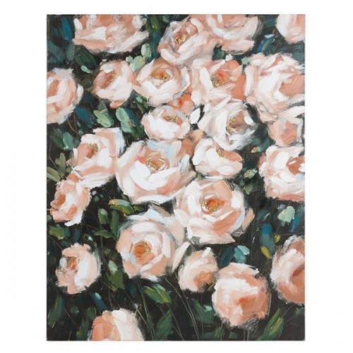 Bigbuy Home Картина маслом Roses Древесина сосны (80 X 4 x 100 cm) image 1