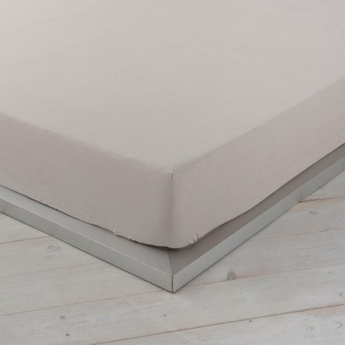 Fitted bottom sheet Naturals Beige image 1