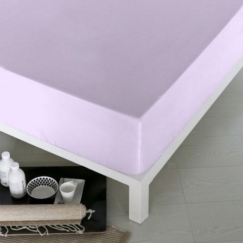 Fitted bottom sheet Naturals Violet image 1