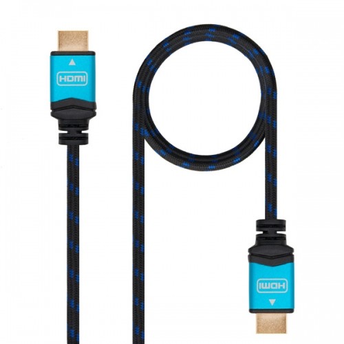 HDMI Cable TooQ 10.15.37 V2.0 Black Blue image 1