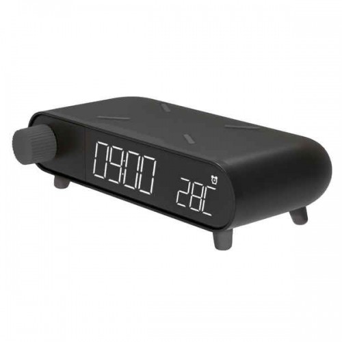 Alarm Clock KSIX Wireless loading Black image 1