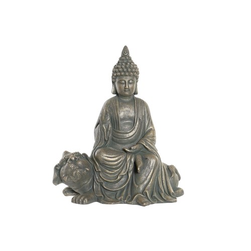 Decorative Figure DKD Home Decor 38 x 25 x 43 cm Black Golden Buddha Dark grey Oriental Modern image 1