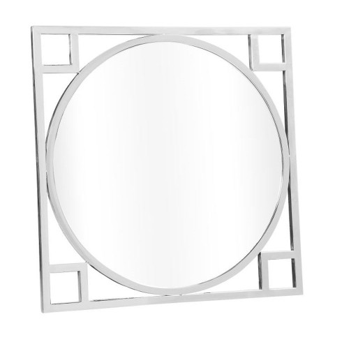 Wall mirror DKD Home Decor Silver Crystal Steel (70 x 2 x 70 cm) image 1