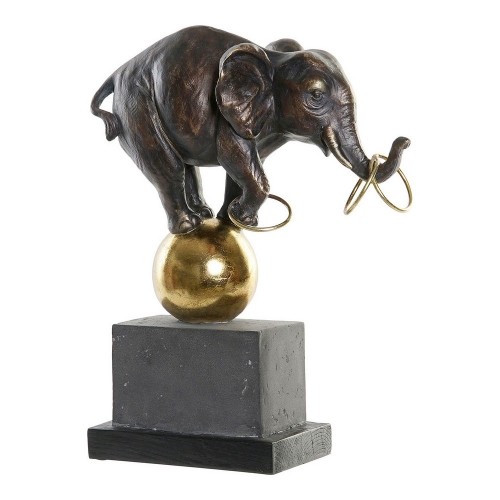 Decorative Figure DKD Home Decor Metal Resin Elephant (31 x 13 x 41 cm) image 1