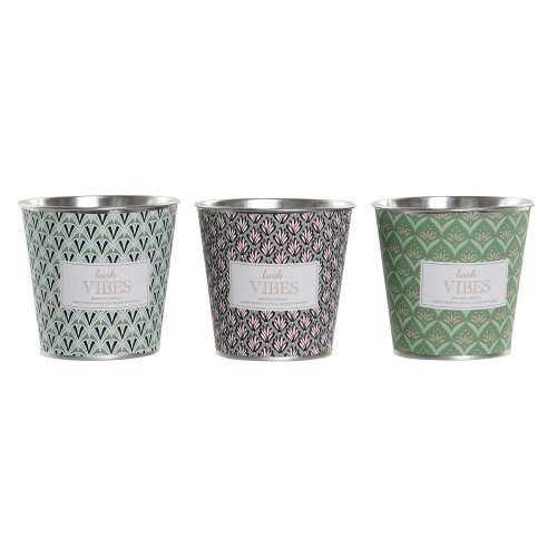 Набор свечей DKD Home Decor Lush Vibes (3 pcs) (8 x 8 x 7,5 cm) image 1