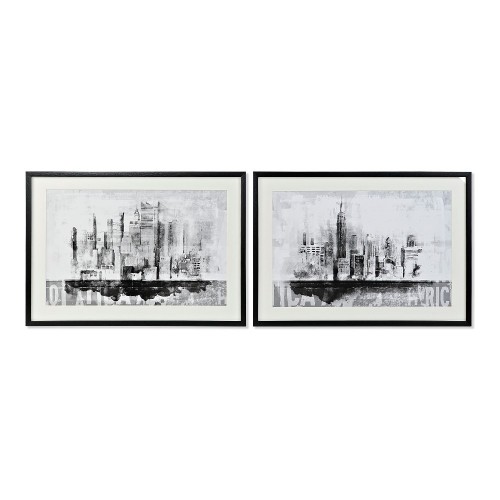 Glezna DKD Home Decor New York Canvas (2 pcs) (84 x 3 x 60 cm) image 1