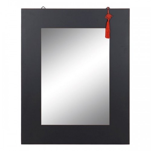Настенное зеркало DKD Home Decor Восточный Чёрный Ель (70 x 2 x 90 cm) image 1