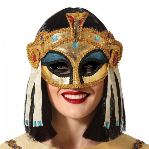 Bigbuy Carnival Venēcijas maska Bronza image 1
