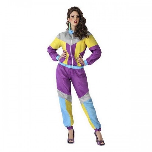 Costume for Adults Purple 80s image 1