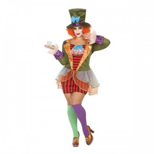 Bigbuy Carnival Маскарадные костюмы для взрослых 115413 Безумный шляпник Разноцветный (2 Pcs) image 1