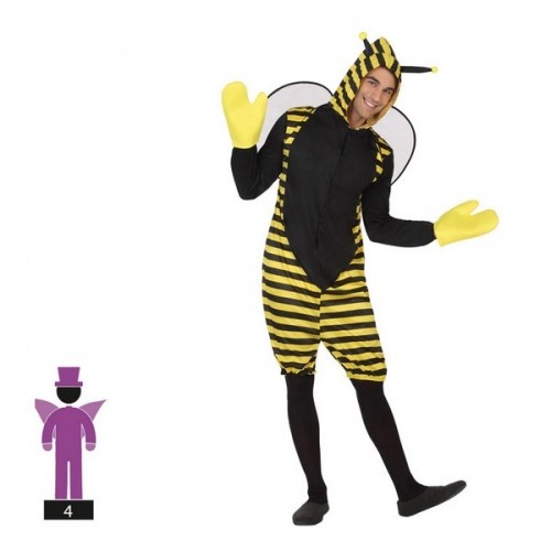 Bigbuy Carnival Маскарадные костюмы для взрослых (Talla XXL) Пчела (4 Pcs) image 1