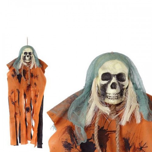Bigbuy Carnival Висячий скелет 116091 Оранжевый (100 Cm) image 1