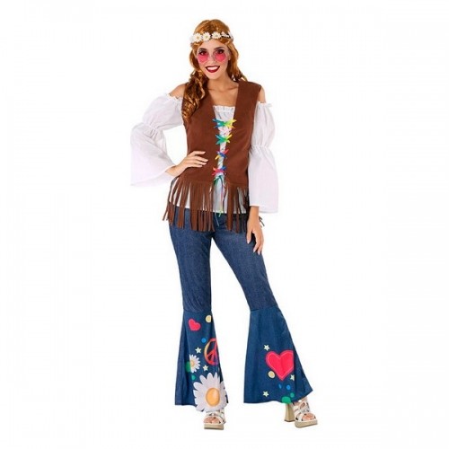 Bigbuy Carnival Маскарадные костюмы для взрослых 110046 Hippie (3 pcs) image 1