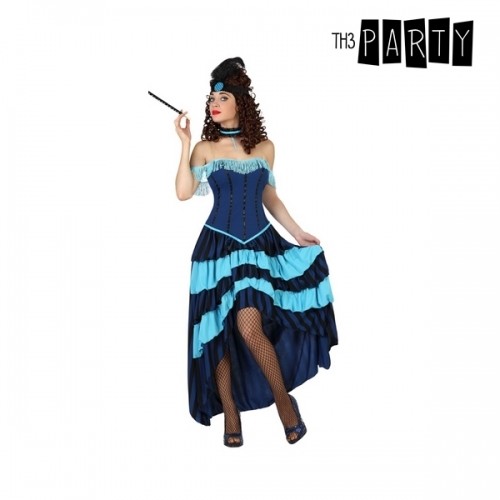 Costume for Adults Blue (2 pcs) Cabaret Dancer image 1