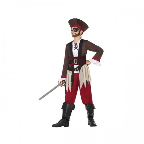 Costume for Children Multicolour Pirates (4 Pieces) image 1