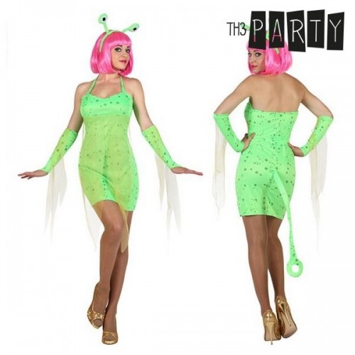 Bigbuy Carnival Svečana odjeća za odrasle Seksīgs citplanētietis Zaļš (4 Pcs) image 1