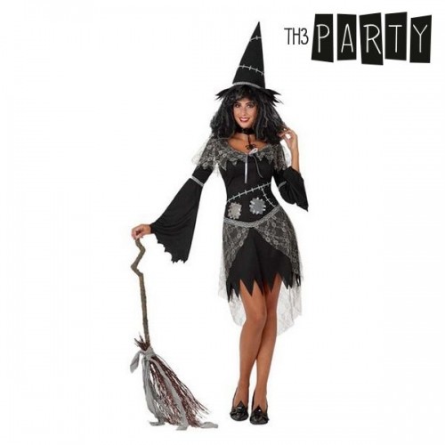 Bigbuy Carnival Маскарадные костюмы для взрослых Ведьма Чёрный image 1