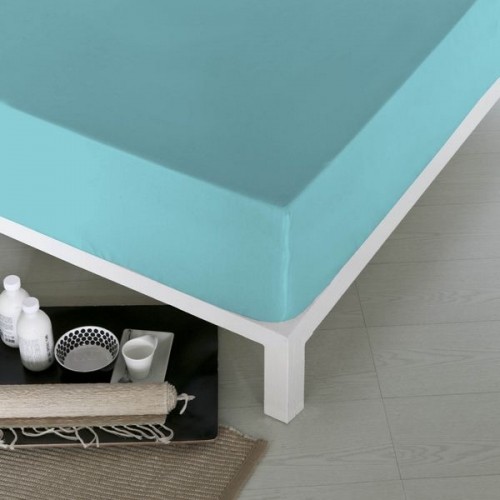 Fitted bottom sheet Naturals Turquoise image 1