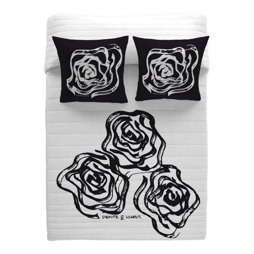 Cushion cover Devota & Lomba CBROSASPANEL-blanco/negro_180 270 x 260 cm image 1