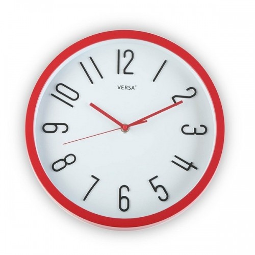 Bigbuy Home Настенное часы Красный Пластик (Ø 30 cm) image 1