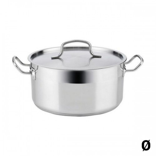 Casserole with lid Quid Azzero Stainless steel image 1