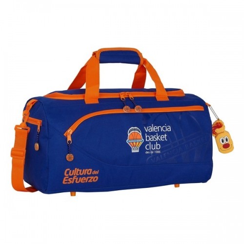 Sports bag Valencia Basket Blue Orange (50 x 25 x 25 cm) image 1