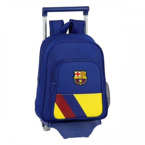 School Rucksack with Wheels 705 F.C. Barcelona (27 x 10 x 67 cm) image 1