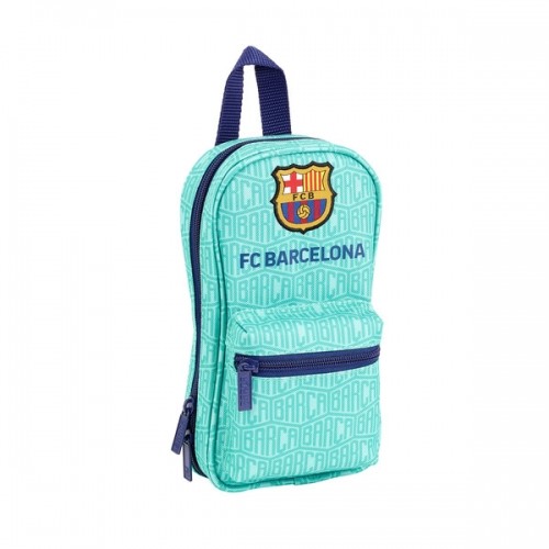 Backpack Pencil Case F.C. Barcelona Turquoise 12 x 23 x 5 cm image 1