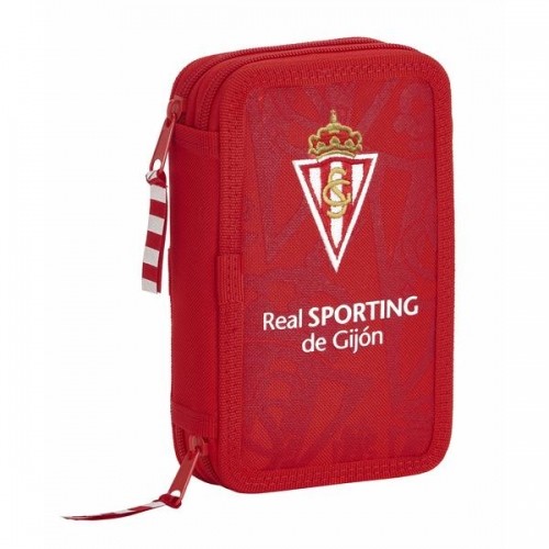 Real Sporting De GijÓn Пенал Real Sporting de Gijón Красный (28 pcs) image 1