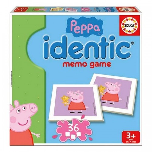 Card Game Peppa Pig Identic Memo Game Educa 16227 image 1