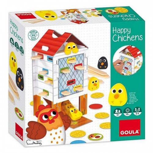Skill Game for Babies HAPPY CHICKEN Goula 53170 image 1