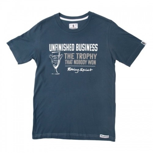 Vīriešu Krekls ar Īsām Piedurknēm OMP Slate Unfinished Business Tumši zils image 1