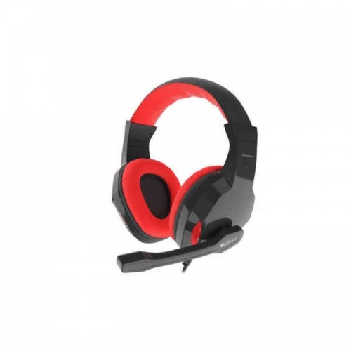 Headphones with Microphone Genesis NSG-1437 Black Red/Black image 1