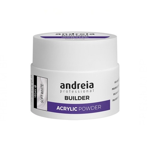 Nagu apstrāde Professional Builder Acrylic Powder Polvos Andreia Balts (35 g) image 1