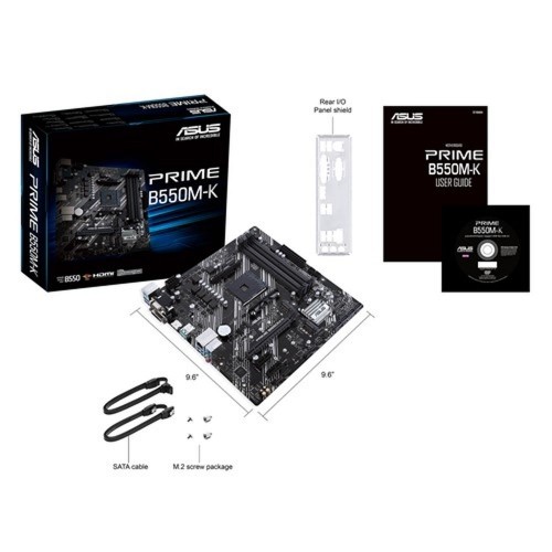 Motherboard Asus PRIME B550M K mATX AM4 AMD B550 AMD AMD AM4 image 1
