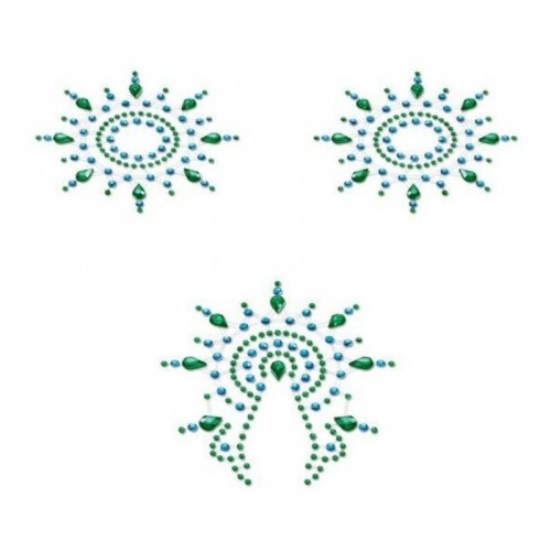 Фламбоянт синий и зеленый Mystim 46656 бирюзовый (3 pcs) image 1